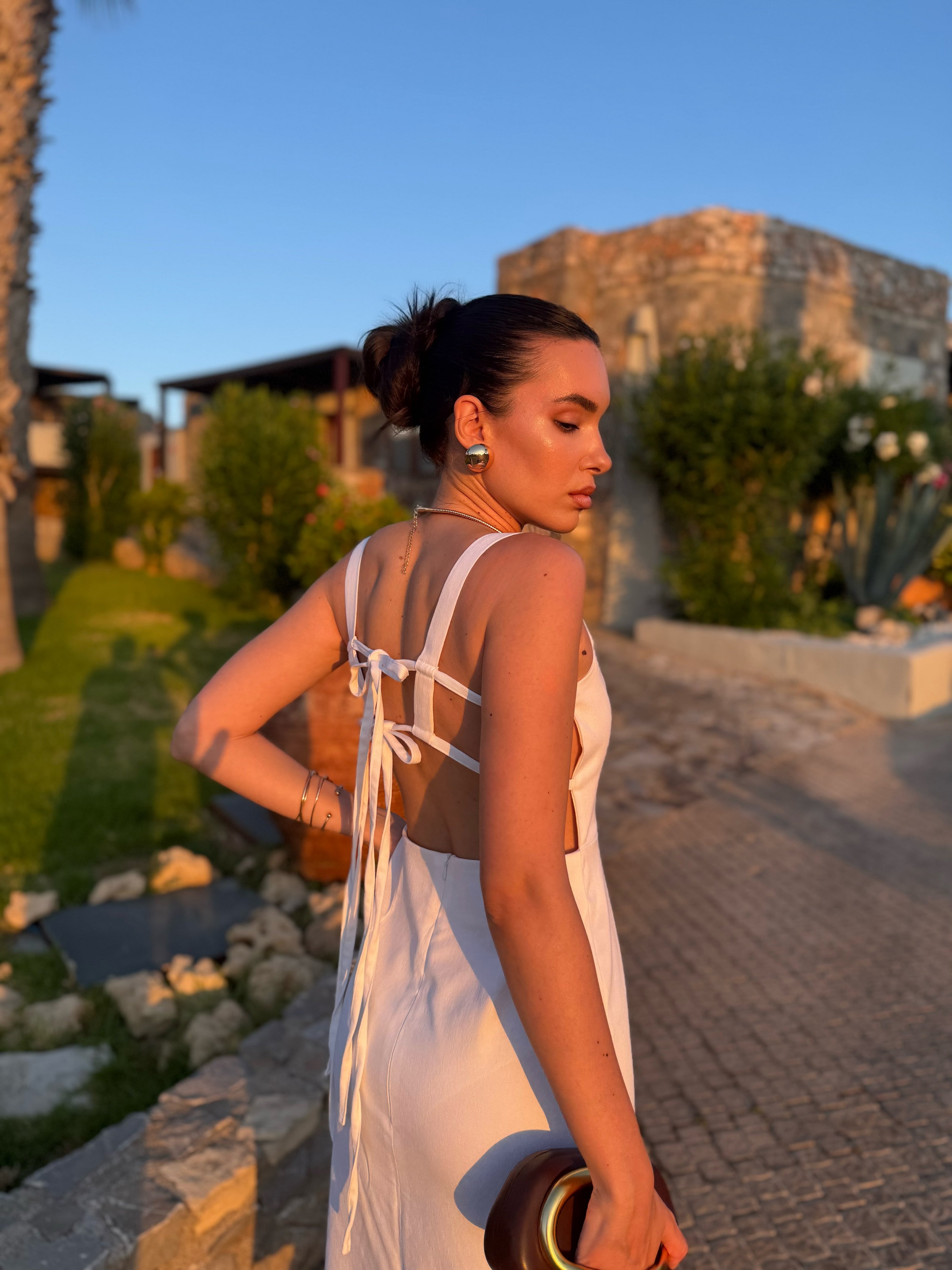 TIED DRESS