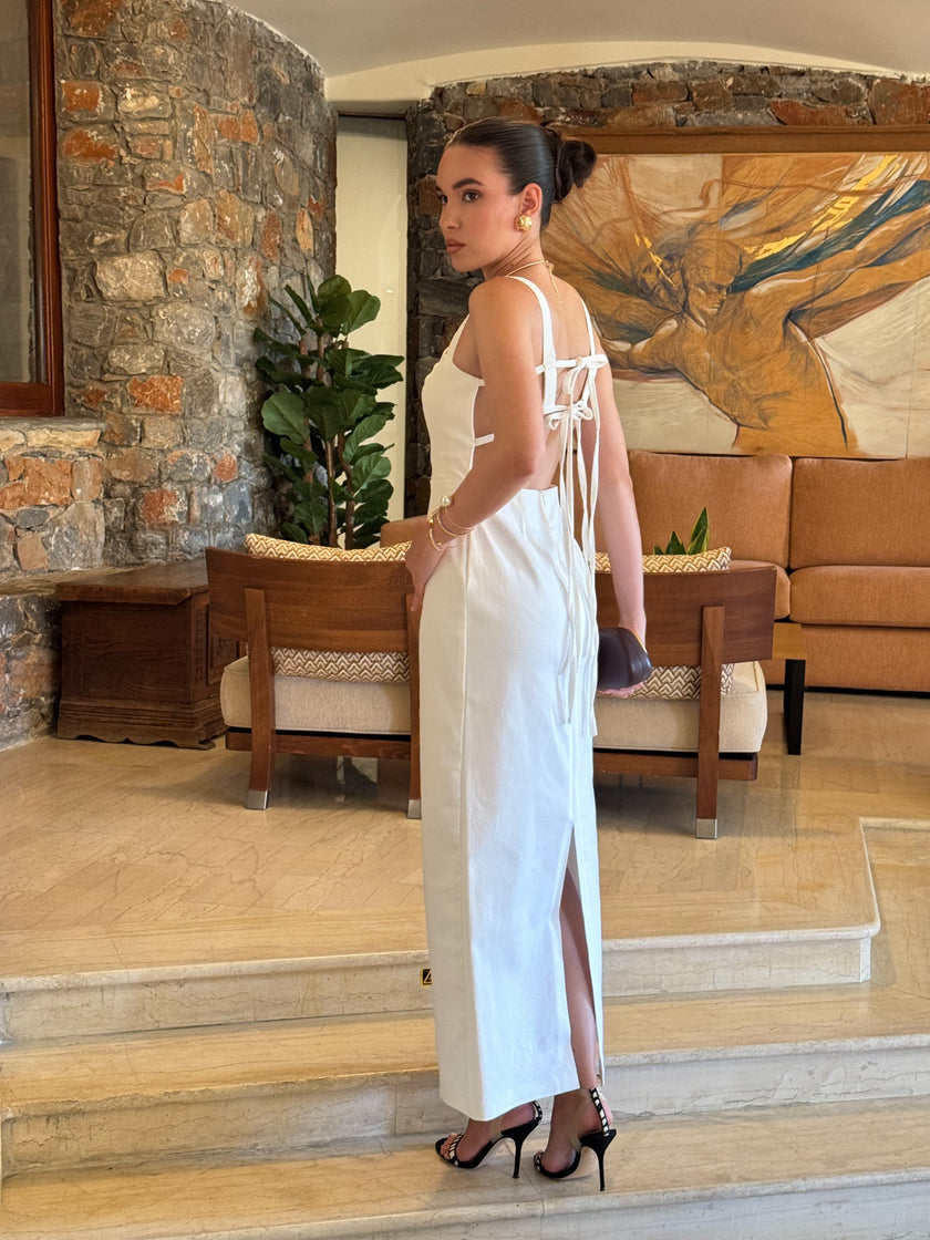 TIED DRESS